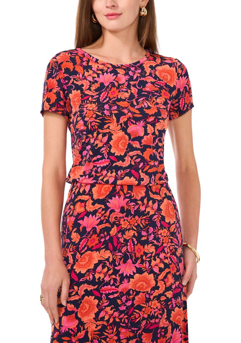 Womens Short Sleeve Orchid Top 