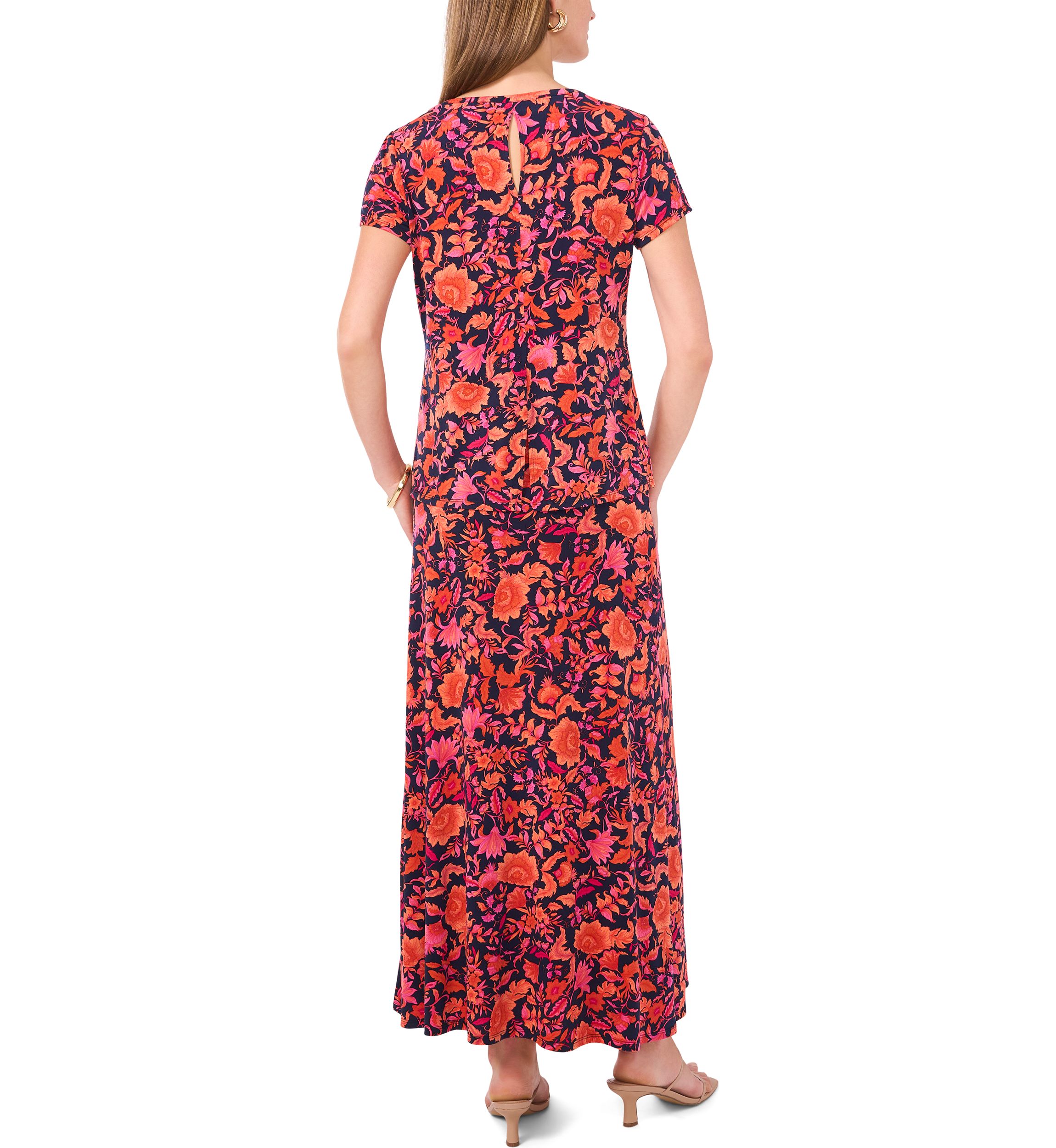 Womens Short Sleeve Orchid Top 