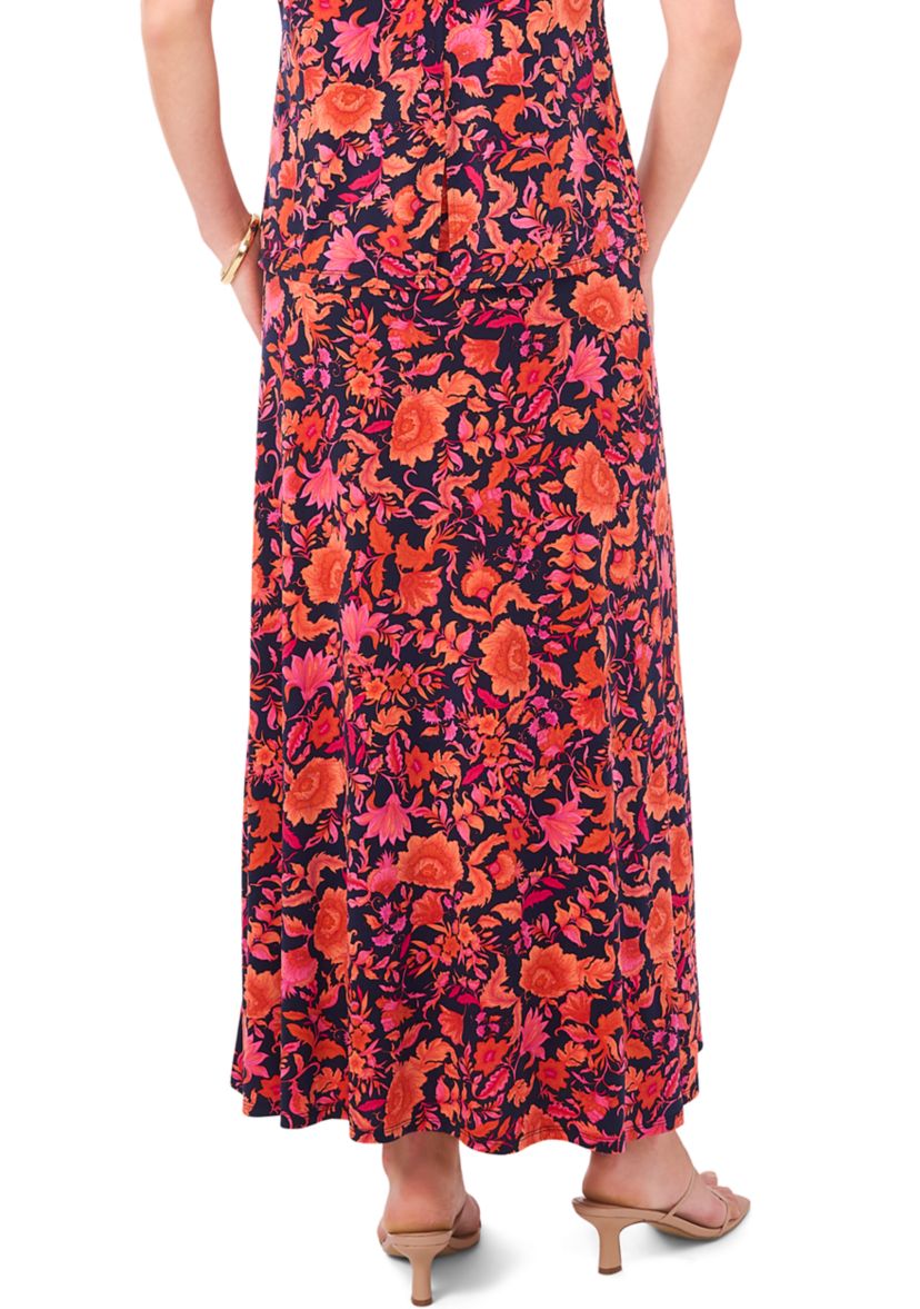 Womens Wild Orchid Midi Skirt 