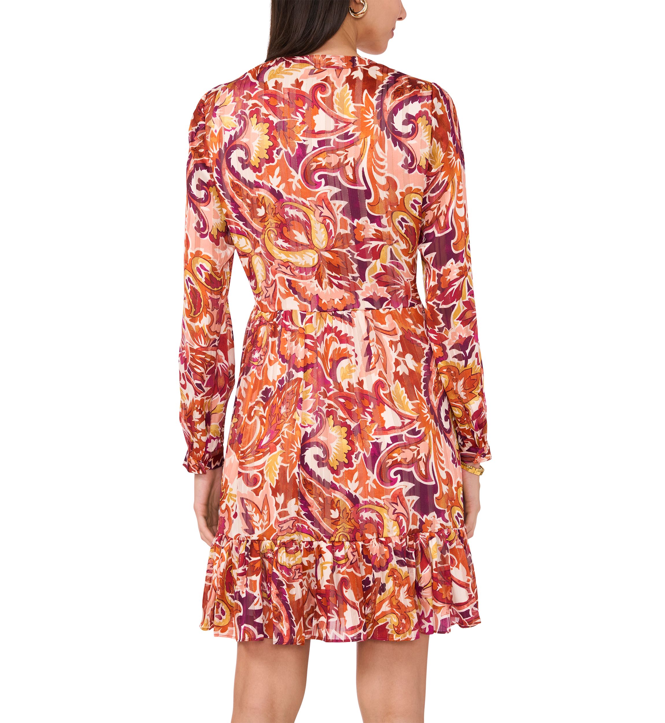 Womens Printed Babydoll Dress