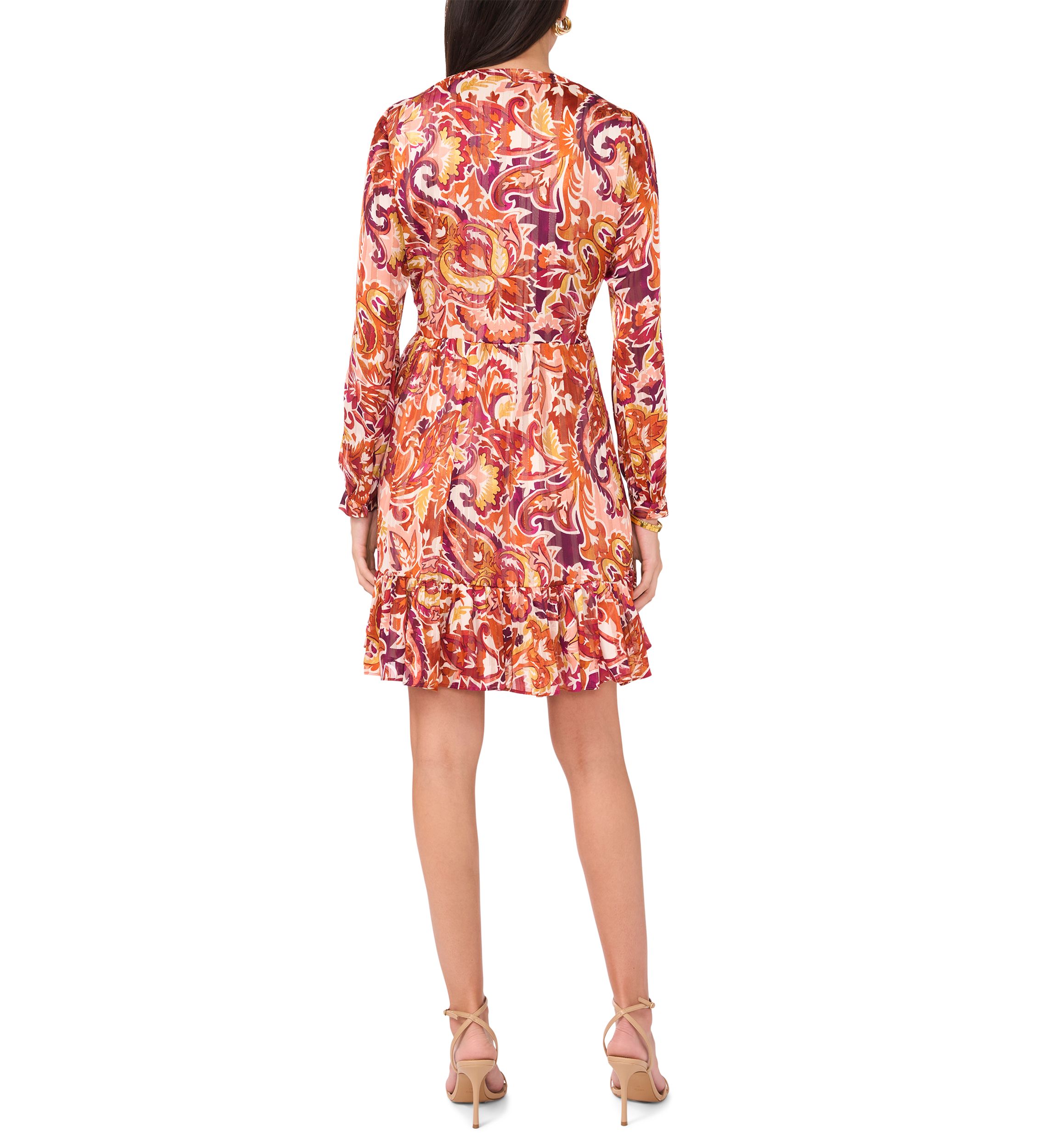 Womens Printed Babydoll Dress