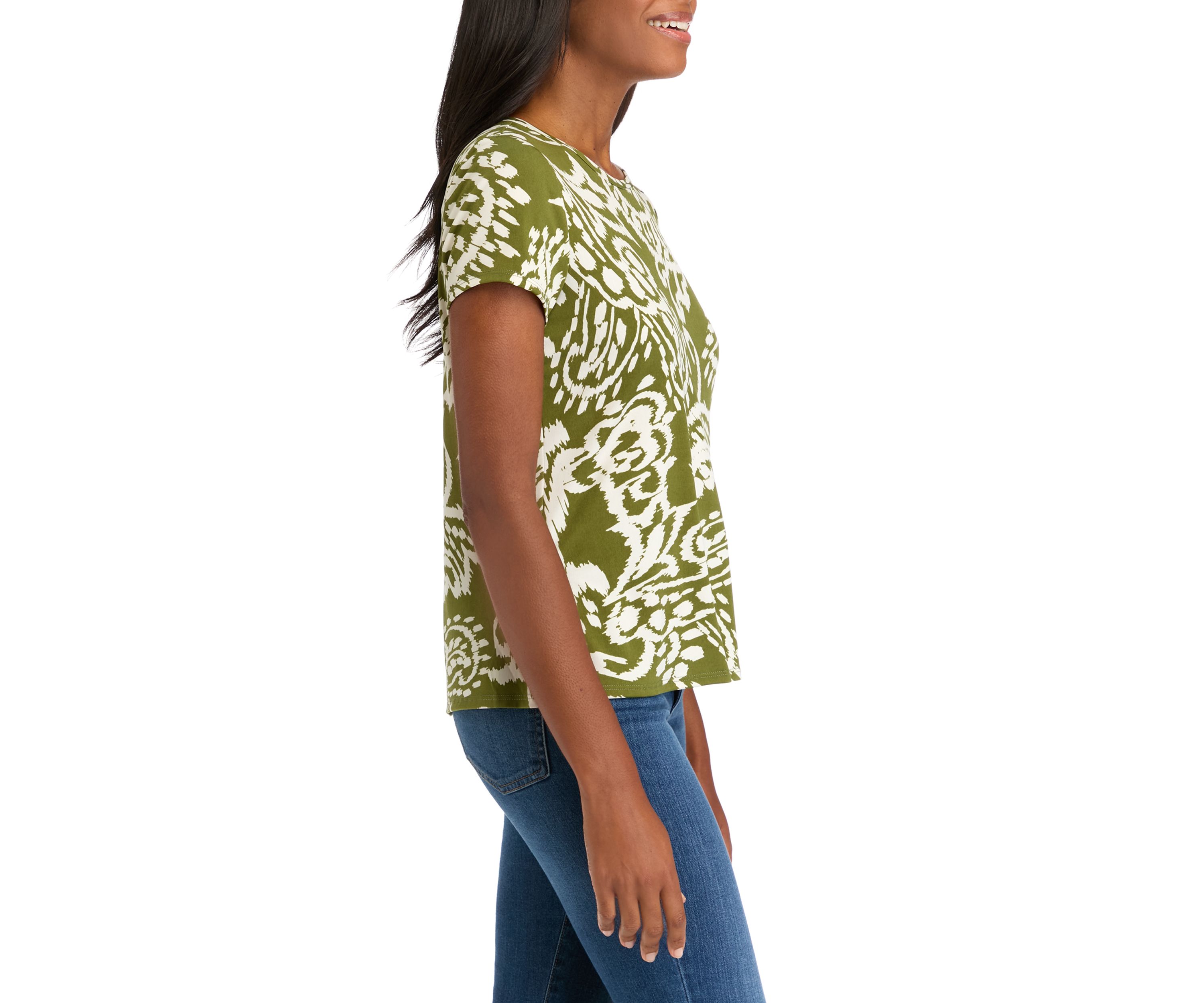 Womens Paisley Printed Top