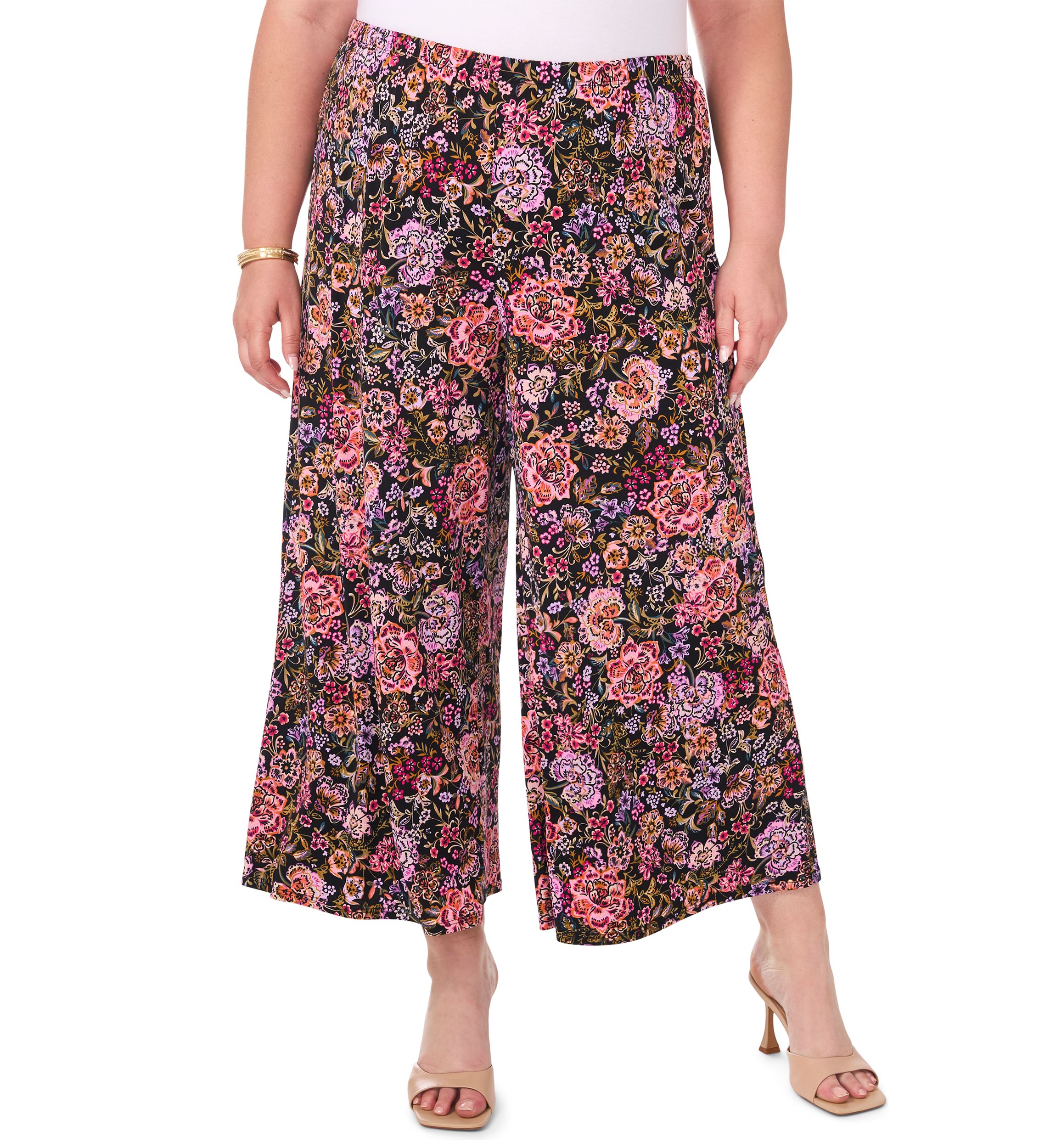 Plus Size Wide Leg Pants