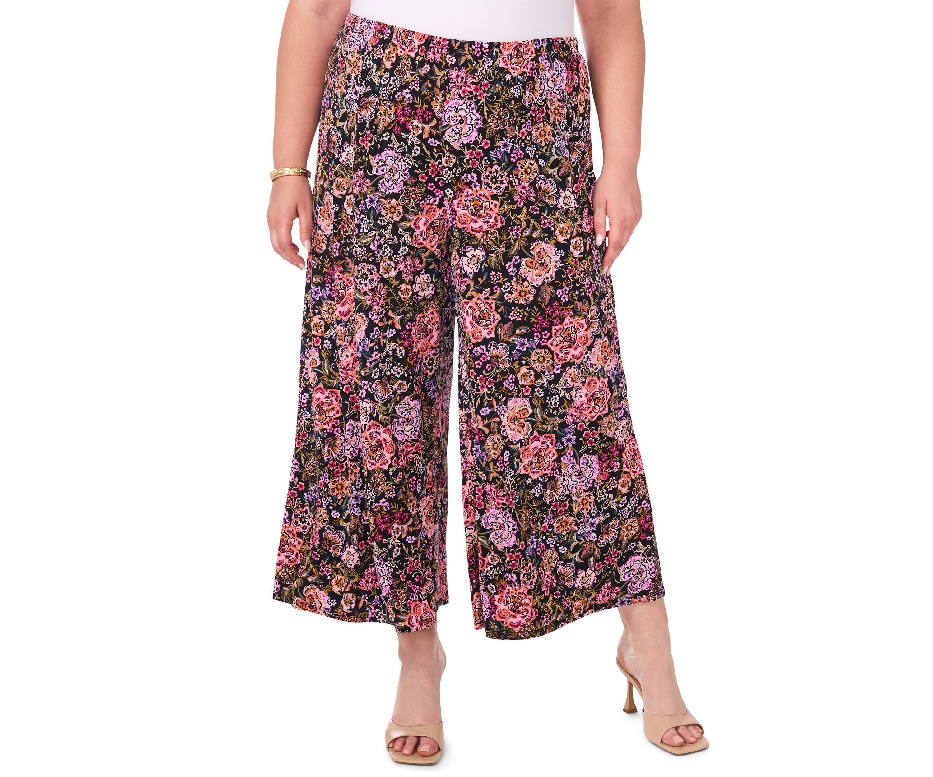 Plus Size Wide Leg Pants