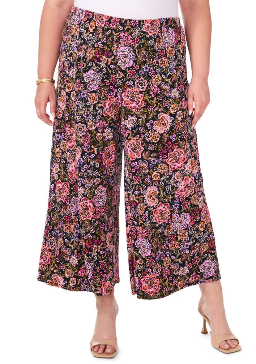 Plus Size Wide Leg Pants