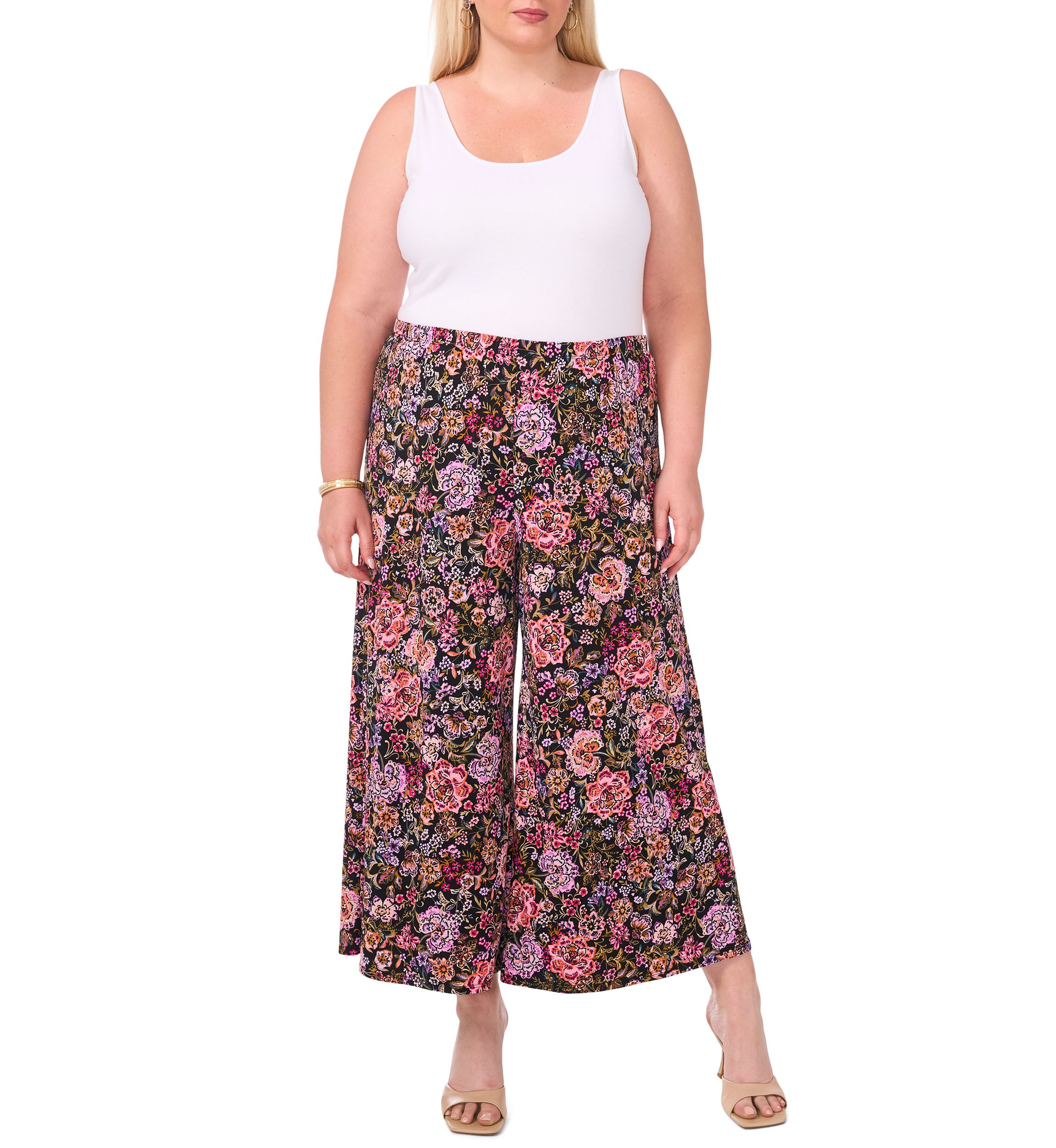 Plus Size Wide Leg Pants