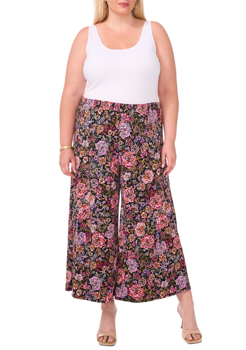 Plus Size Wide Leg Pants