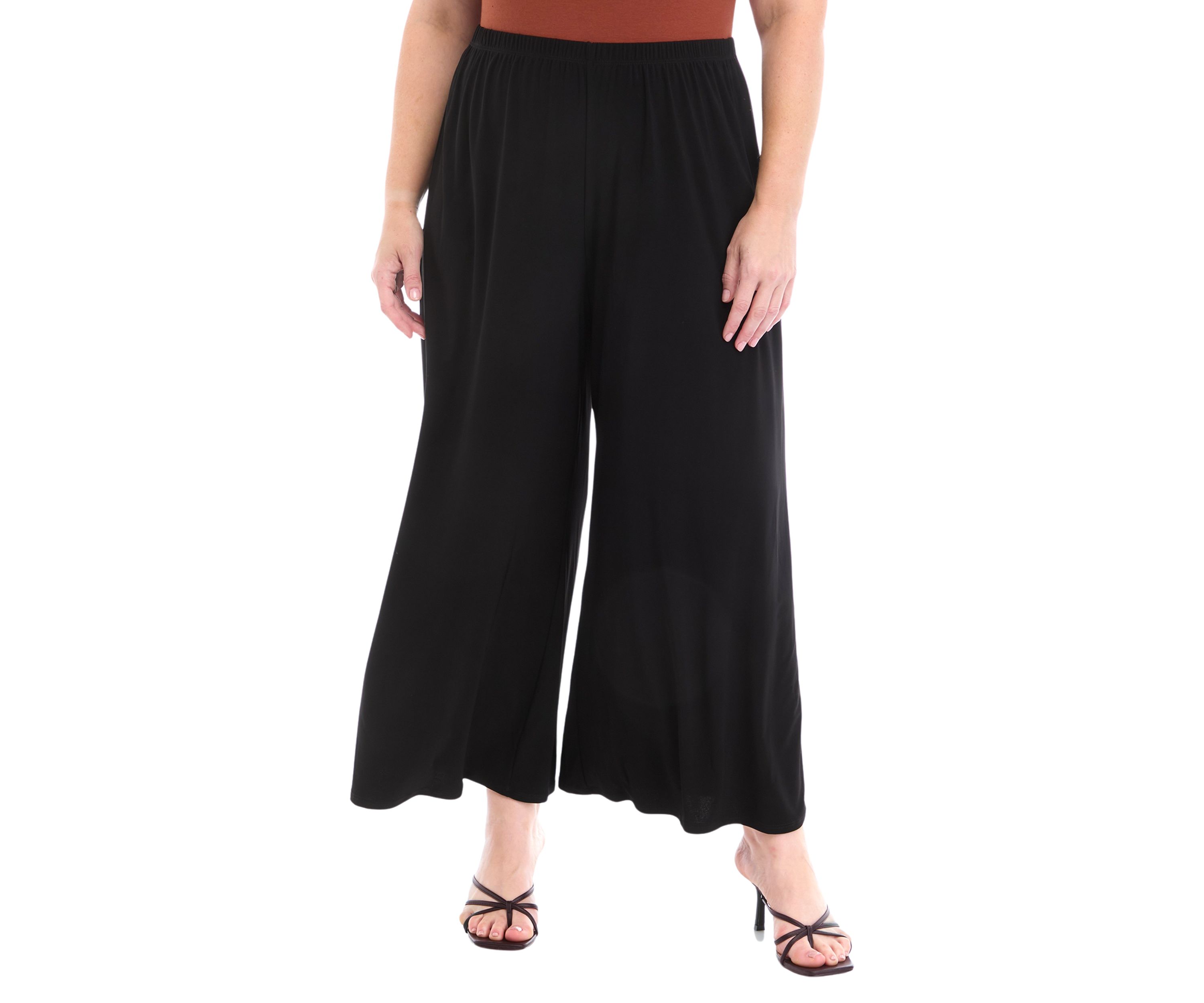Plus Size Wide Leg Pants