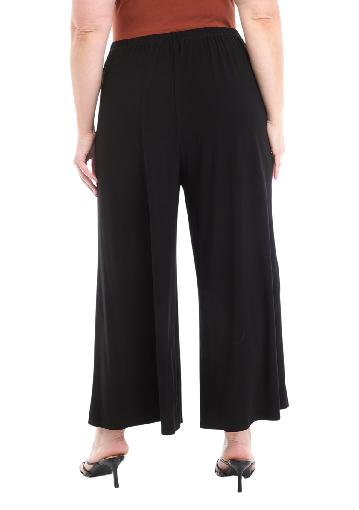 Plus Size Wide Leg Pants