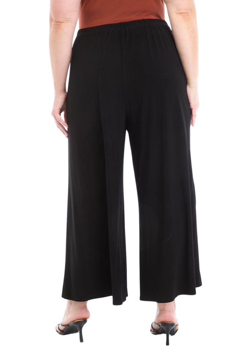 Plus Size Wide Leg Pants