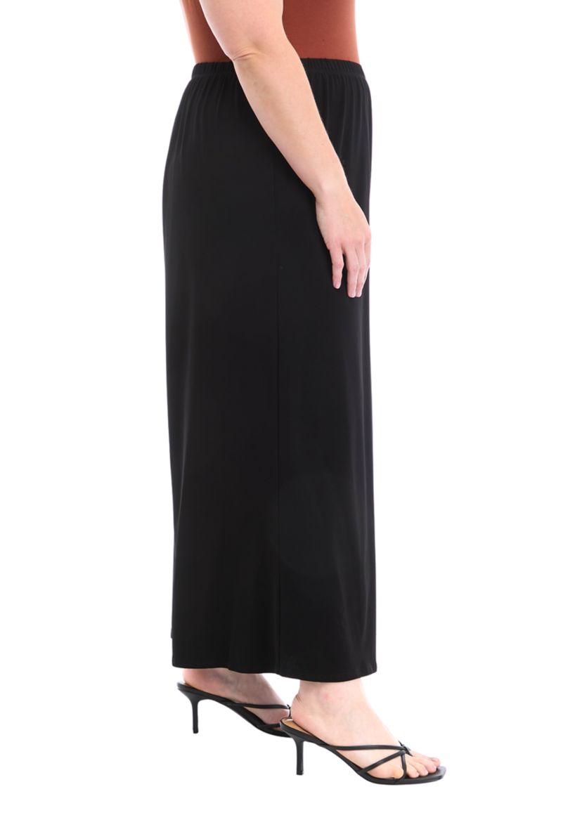 Plus Size Wide Leg Pants
