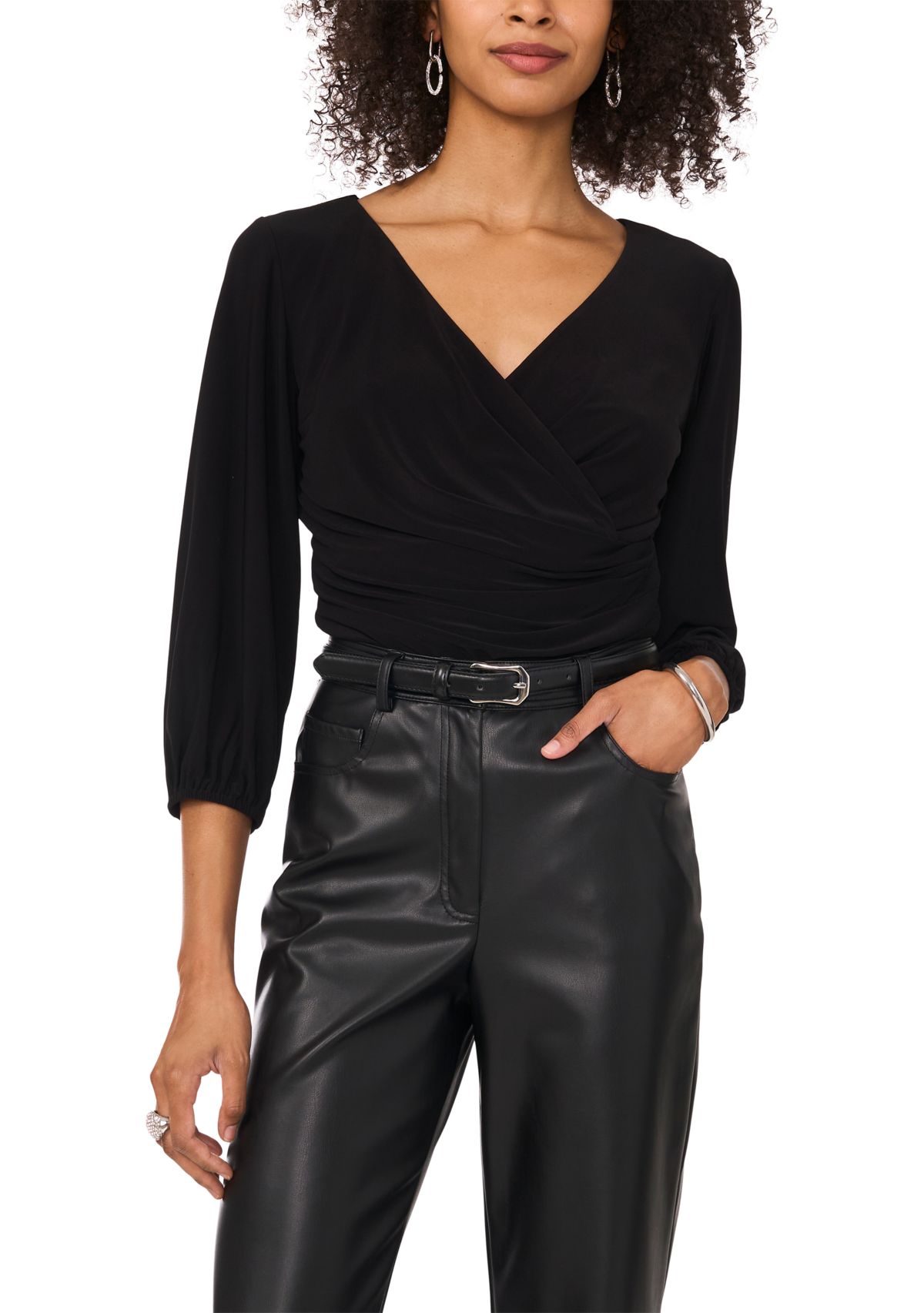Petite Surplice Top 