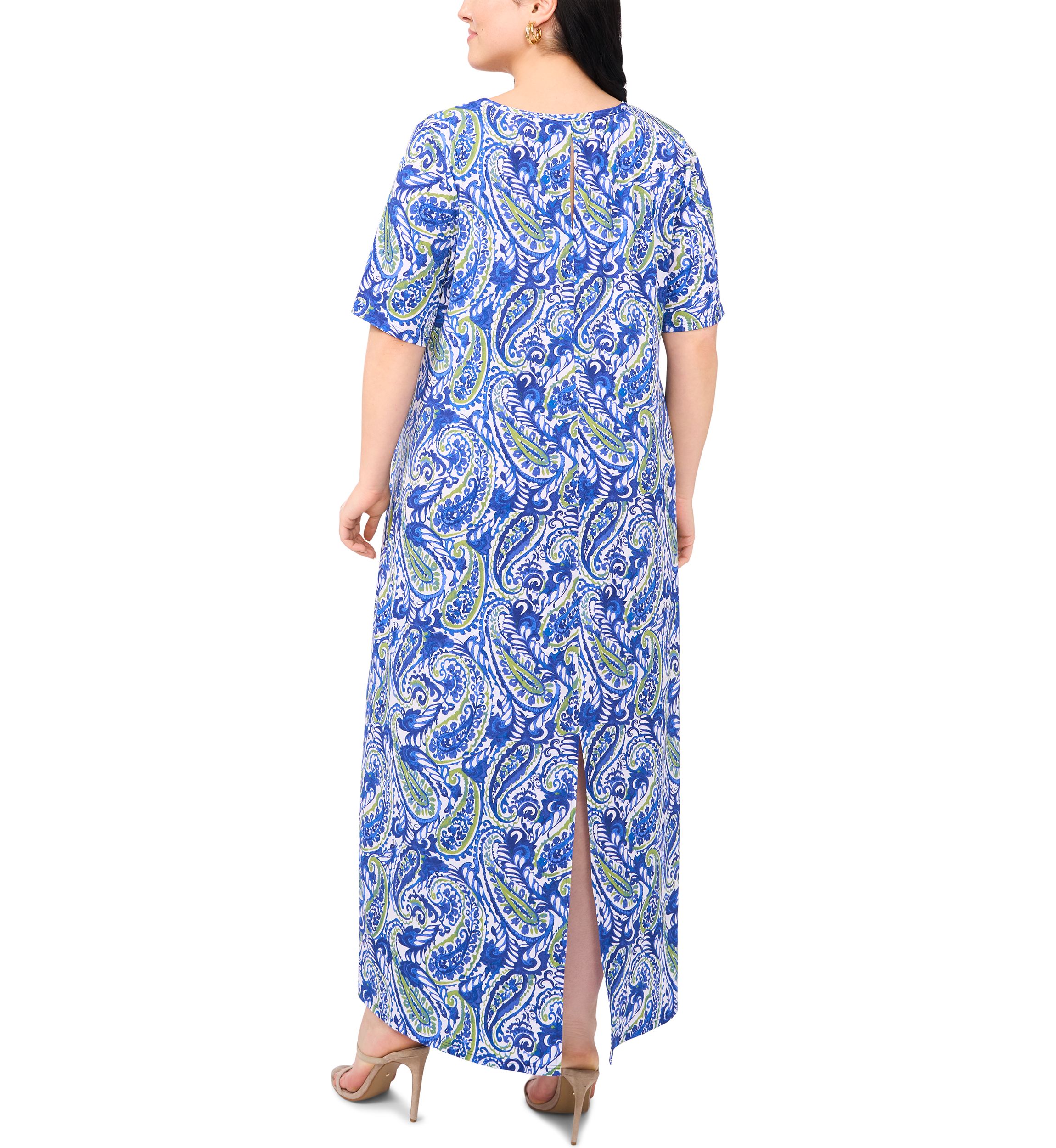 Plus Size Elbow Sleeve Dress