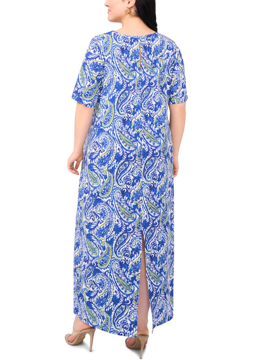 Plus Size Elbow Sleeve Dress