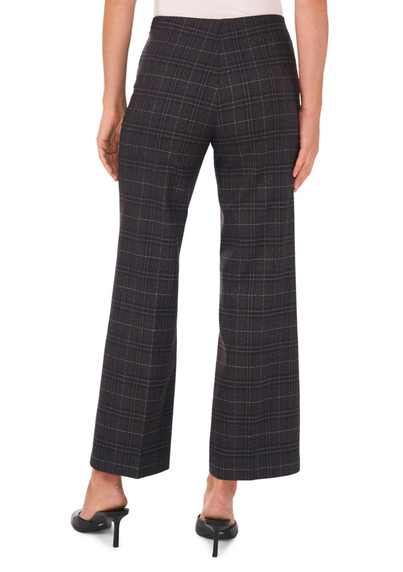 Womens Wide Leg Pull On Ponte Pants