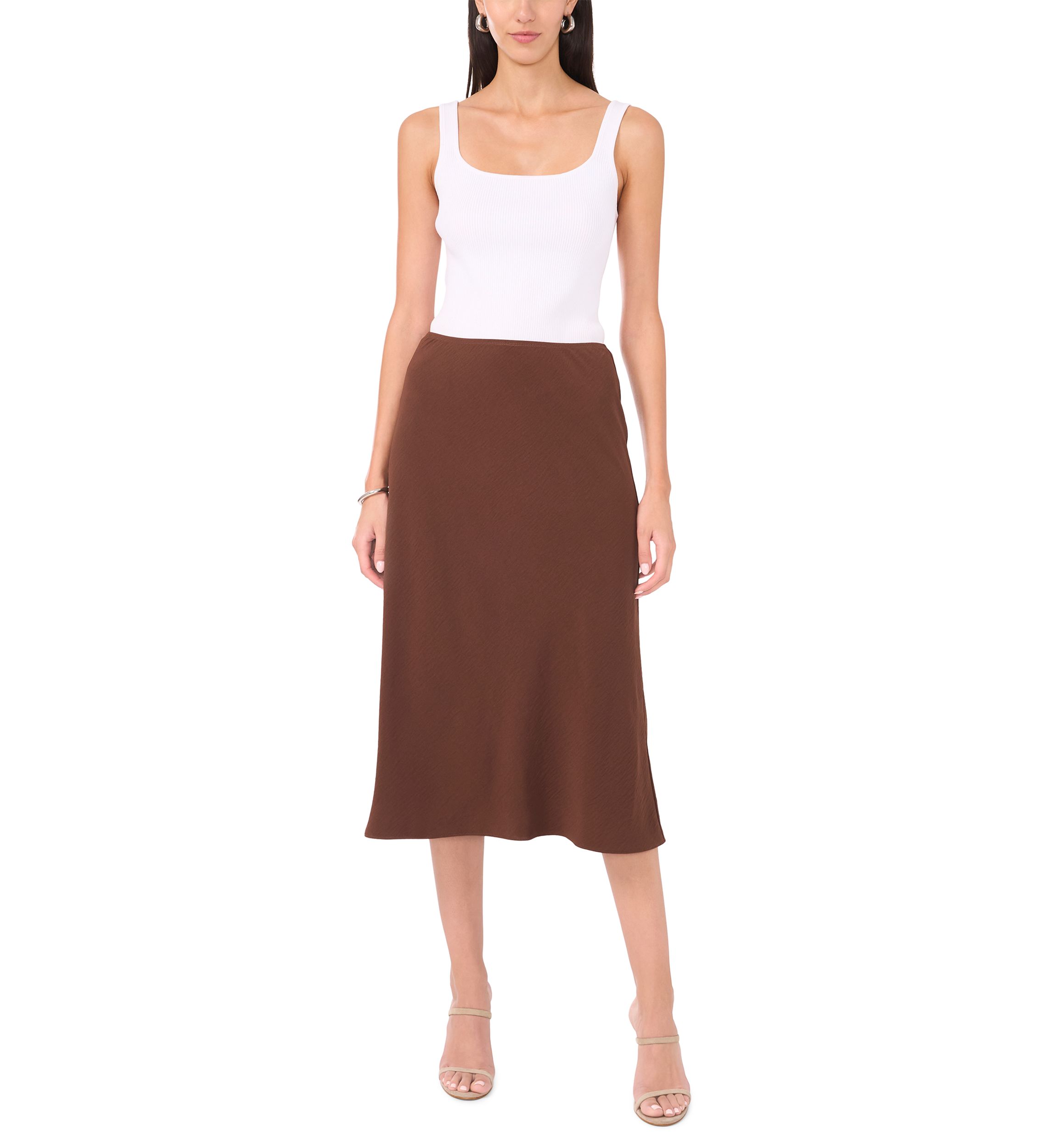 Womens Satin Skirt