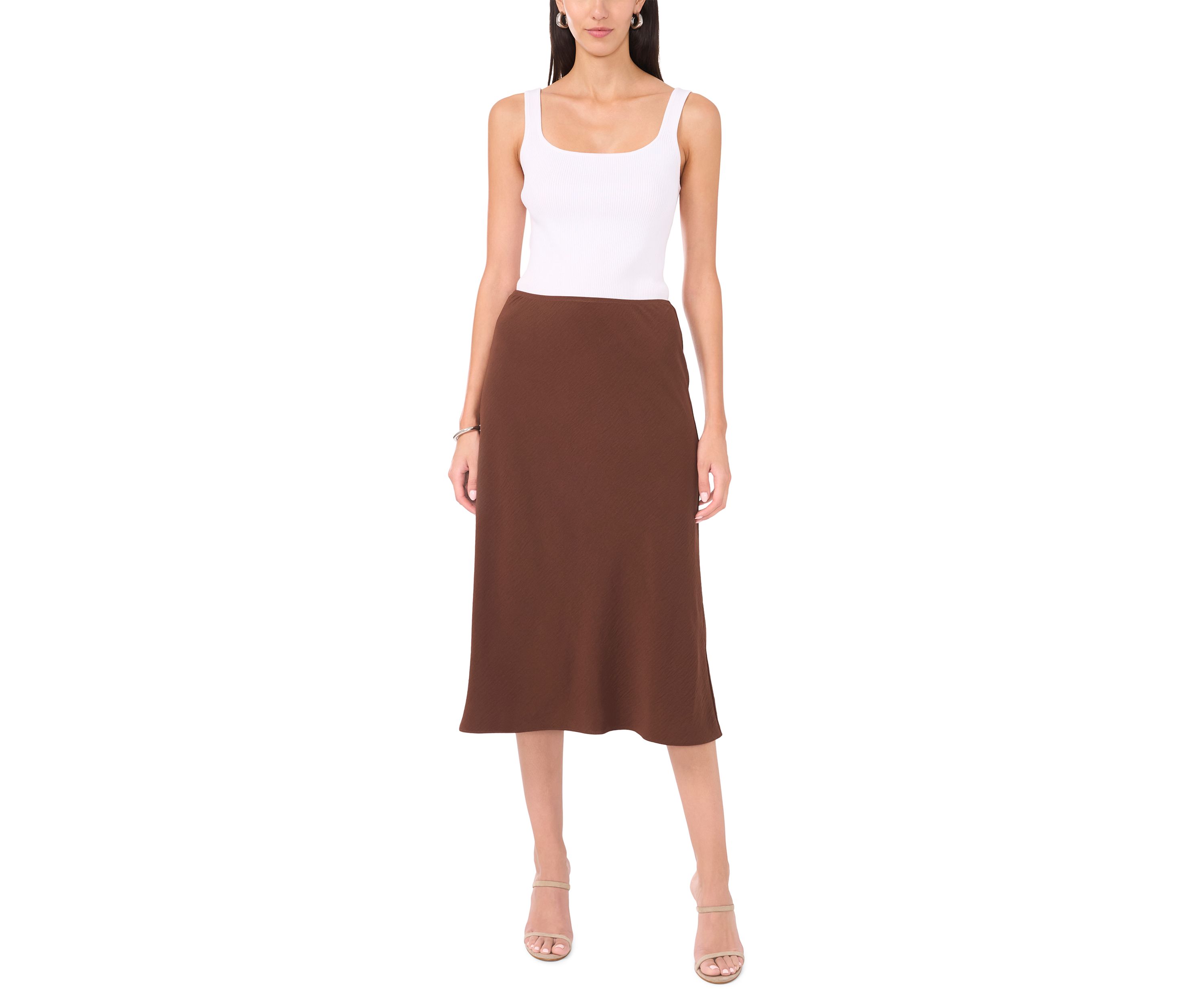 Womens Satin Skirt