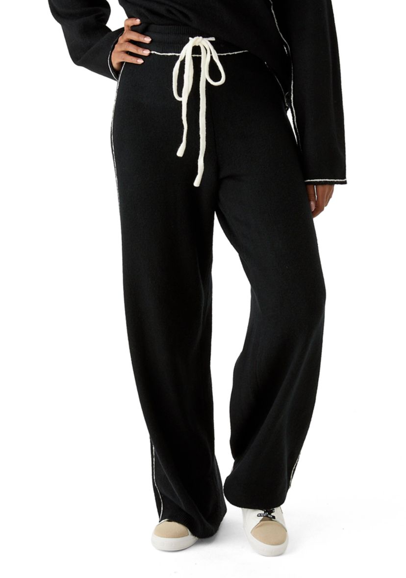 Womens Tipped Sweater Pants