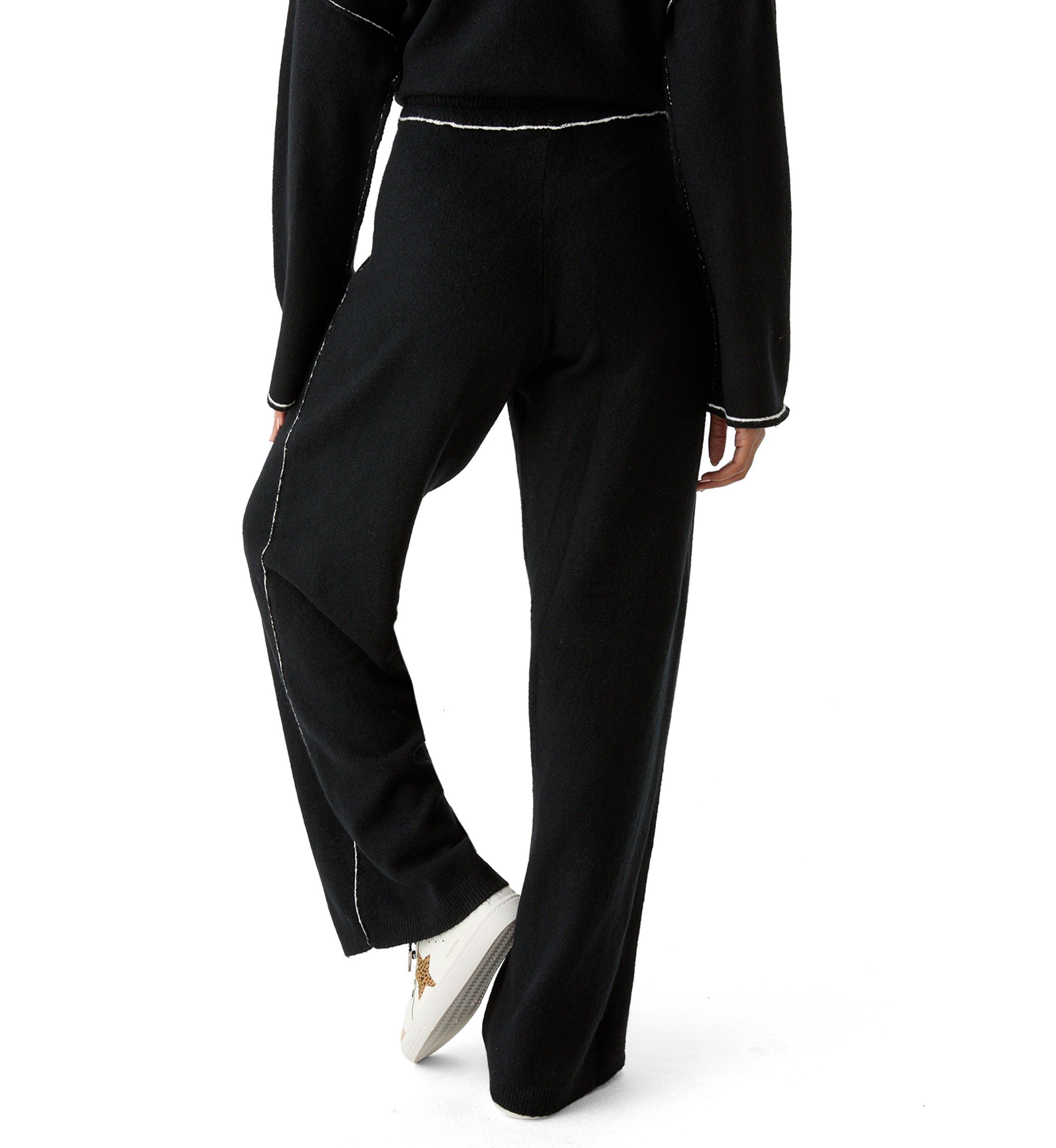 Womens Tipped Sweater Pants