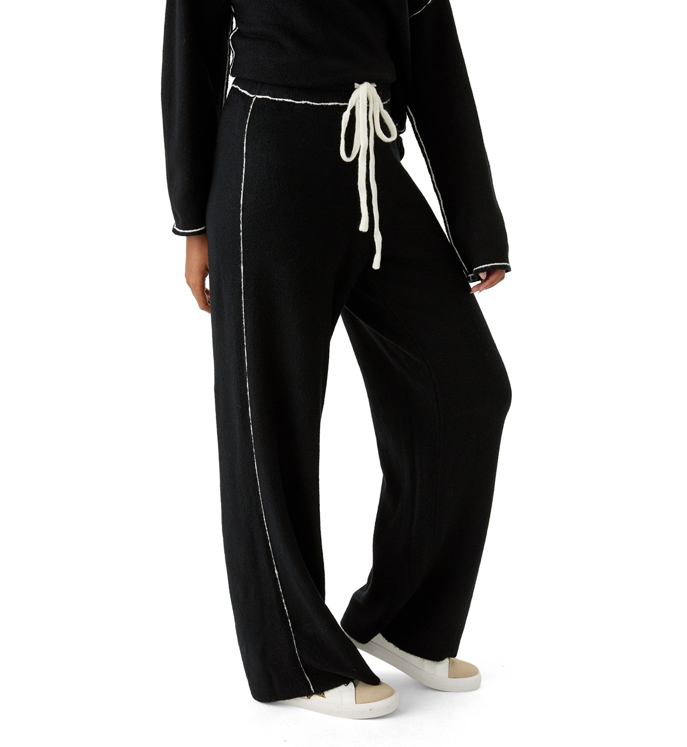 Womens Tipped Sweater Pants