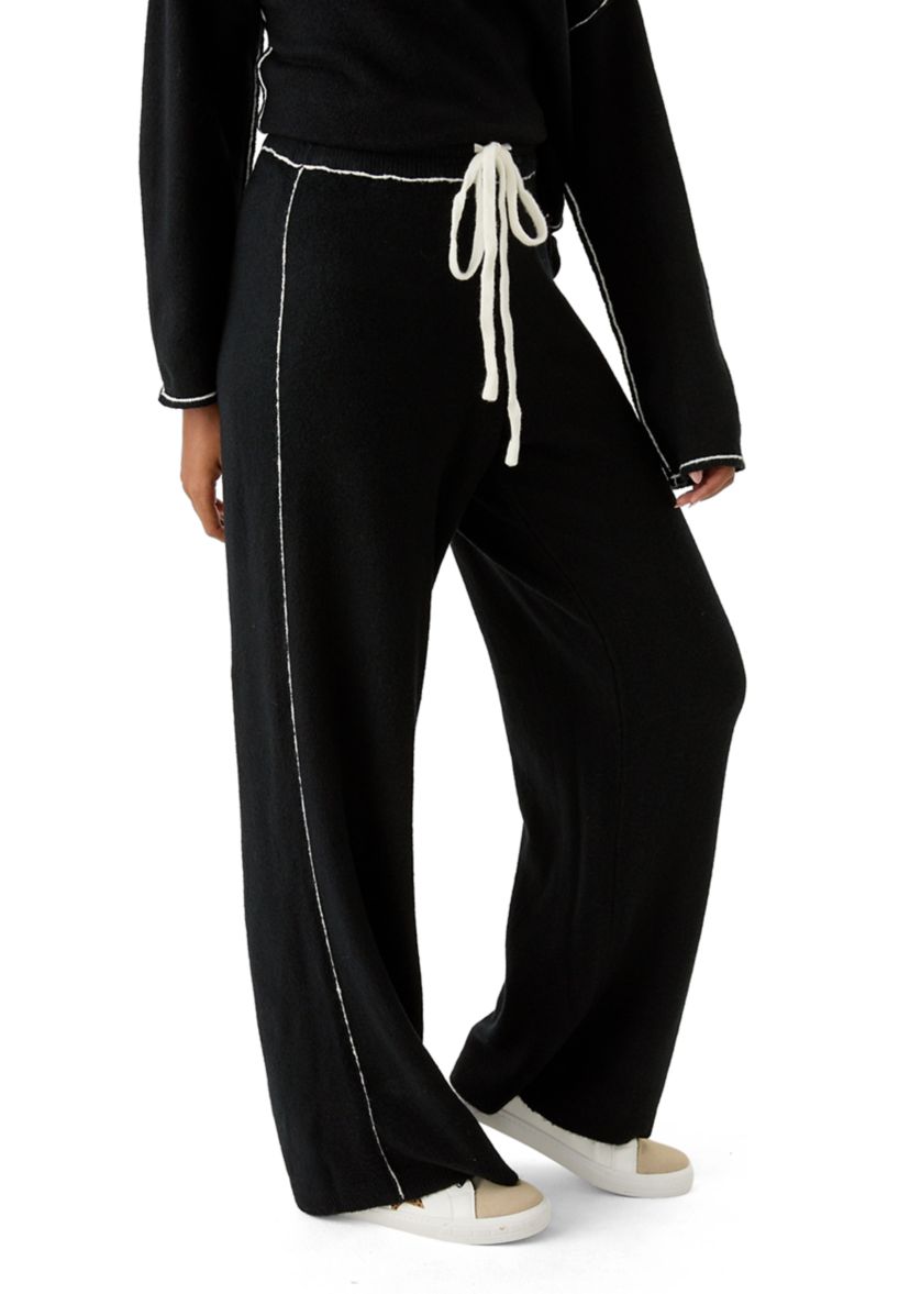 Womens Tipped Sweater Pants