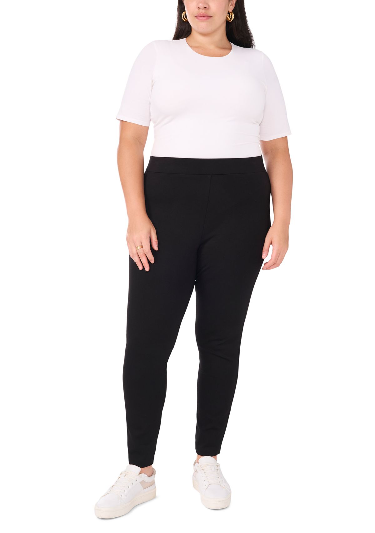Plus Size Ponte Leggings 