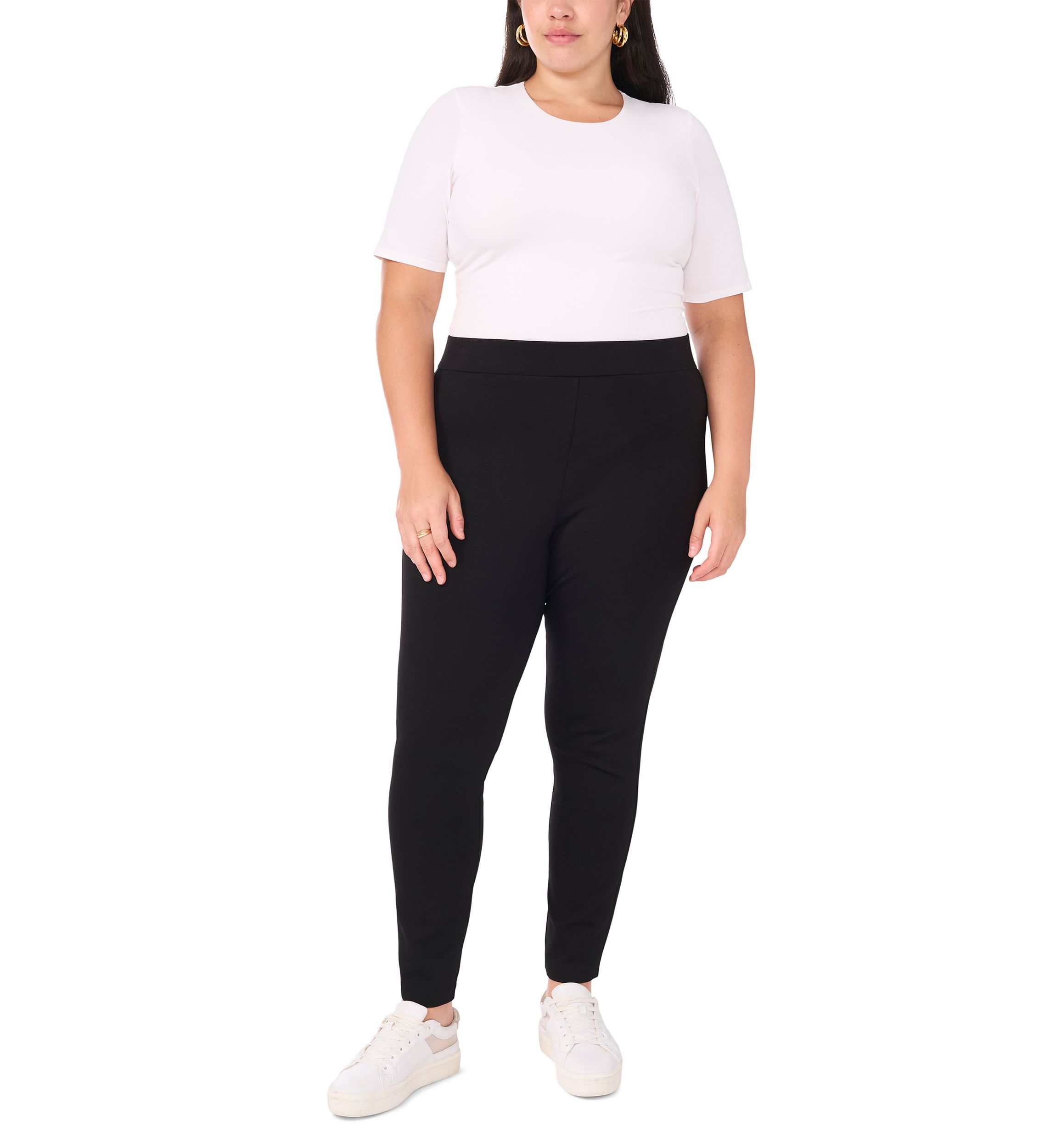 Plus Size Ponte Leggings 