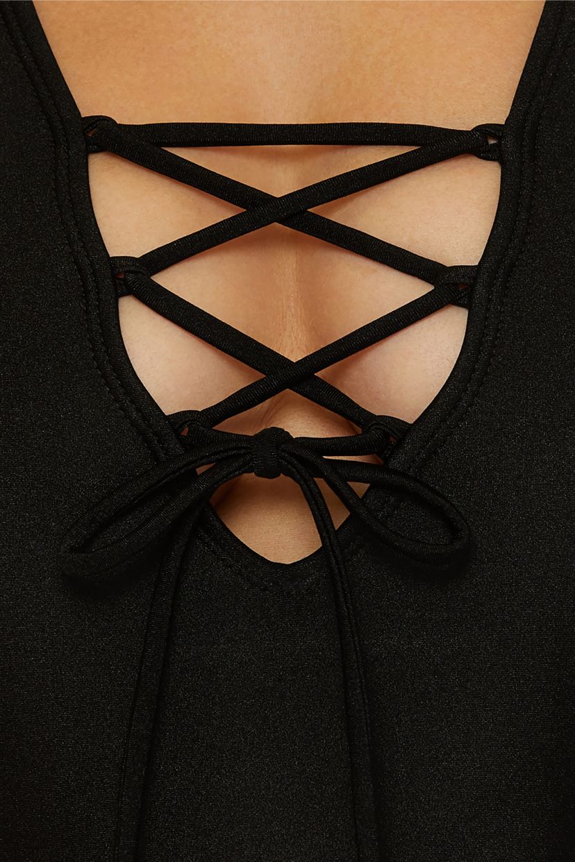 Lace Up One Piece