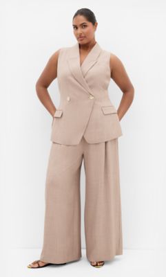 City Chic Women's Luci Wide Leg Pant