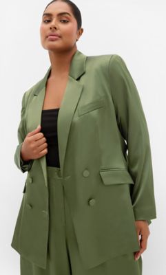 City Chic Women's Rylie Satin Blazer