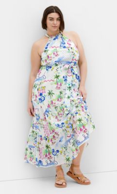 City Chic Women's Island Breeze Maxi Dress, 22 W