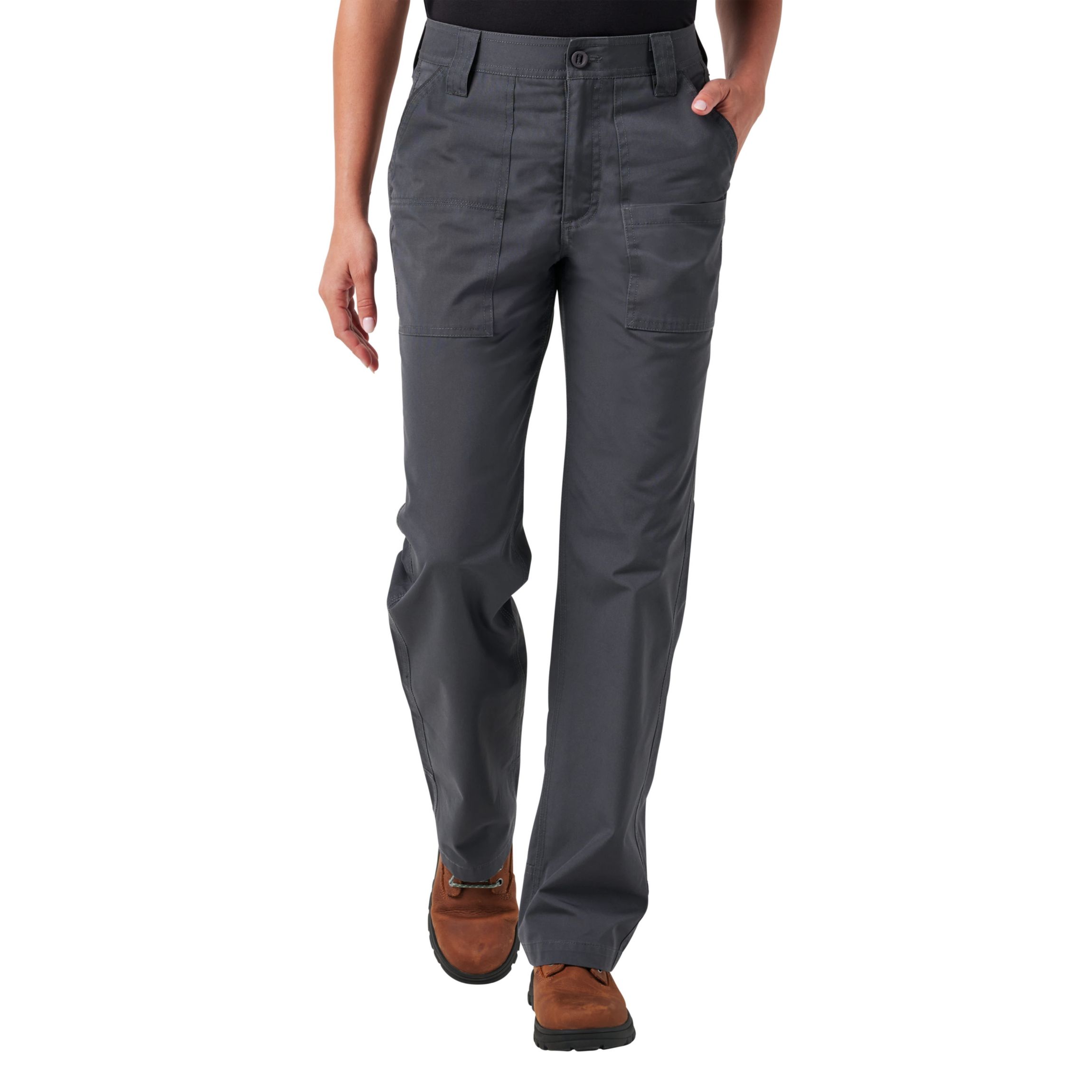 Womens Lucky Brand Workwear Canvas Fatigue Work Pant with Inner Comfort Fit Waist