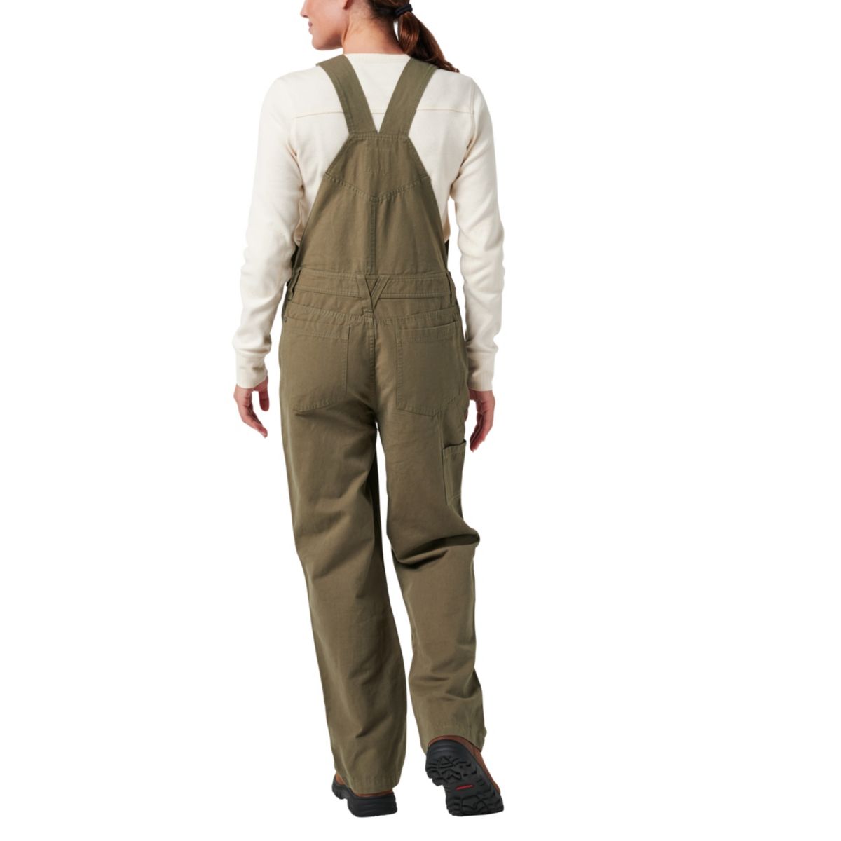 Womens Lucky Brand Workwear Broken Canvas Overalls