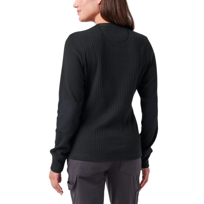 Womens Lucky Brand Workwear Long Sleeve Ribbed Henley