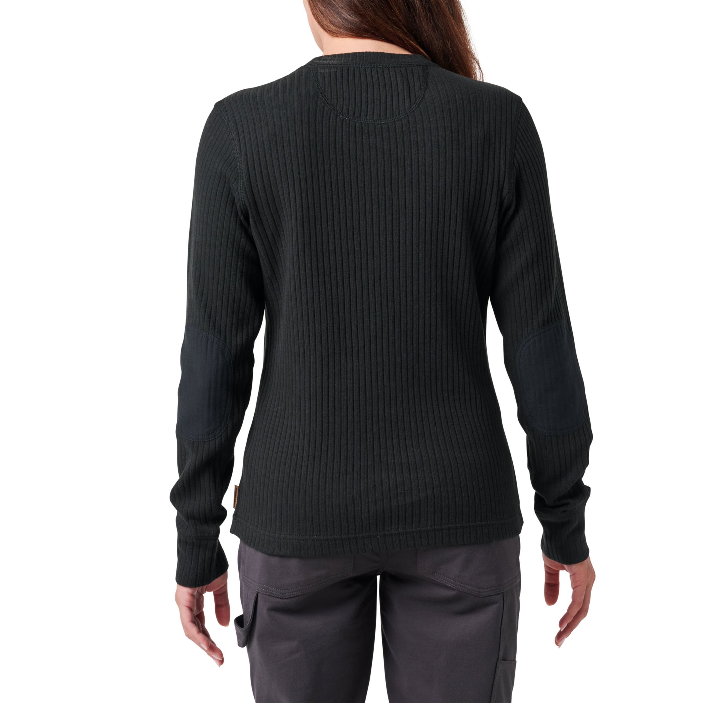 Womens Lucky Brand Workwear Long Sleeve Ribbed Henley