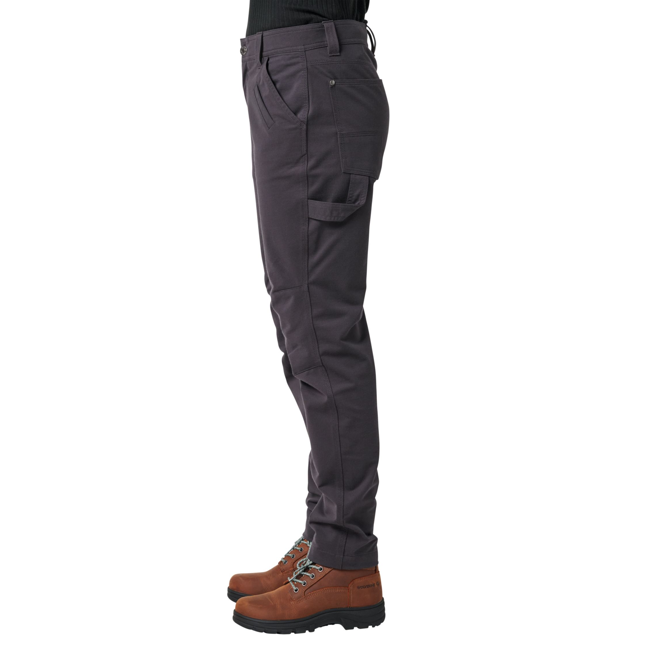 Womens Lucky Brand Workwear Canvas Carpenter Work Pant with Inner Comfort Fit Waist