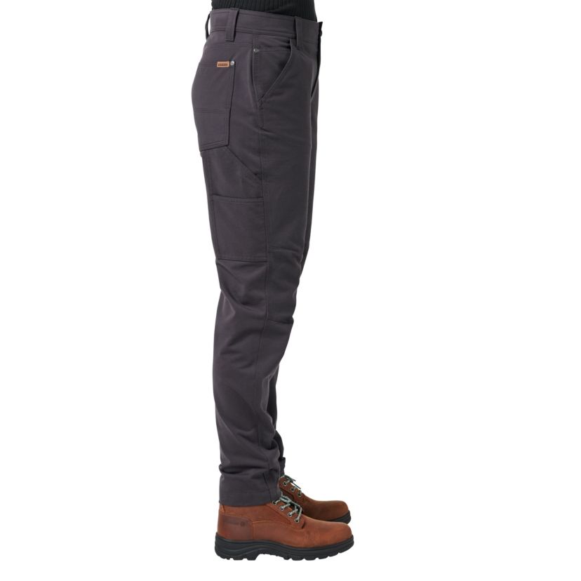 Womens Lucky Brand Workwear Canvas Carpenter Work Pant with Inner Comfort Fit Waist