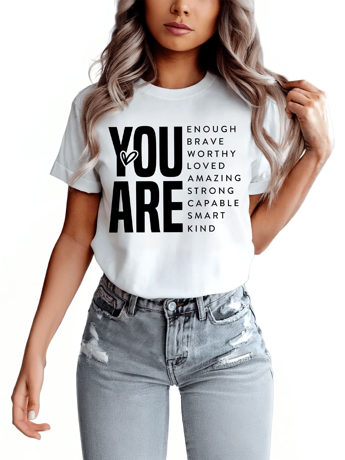 OrnamentallyYou Inspirational Words T-Shirt, Minimalist Tee for Significant  Others | Belk