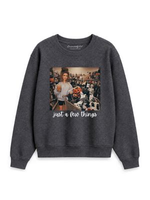 OrnamentallyYou Women's Just a Few Things Halloween Shopping Sweatshirt Funny Spooky, XXL