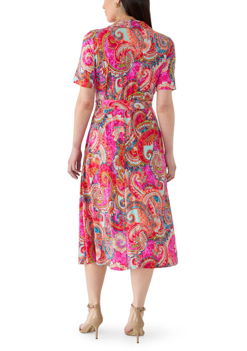 msk pink dress MSK Womens Knit Cap Sleeves Sheath Dress Pink L at Amazon Women's Clothing  store