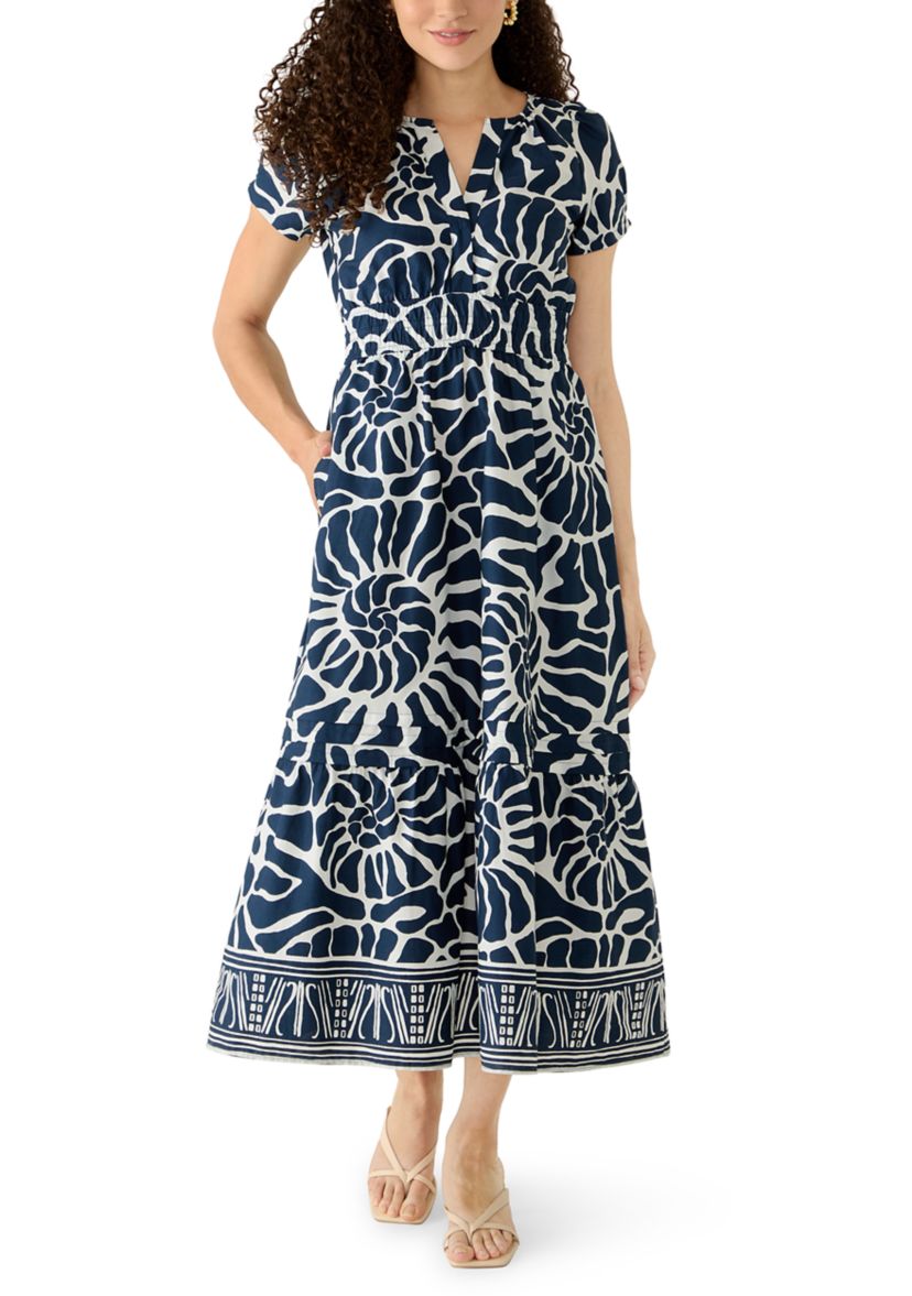 MSK Petite V-Neck Maxi Dress | Belk
