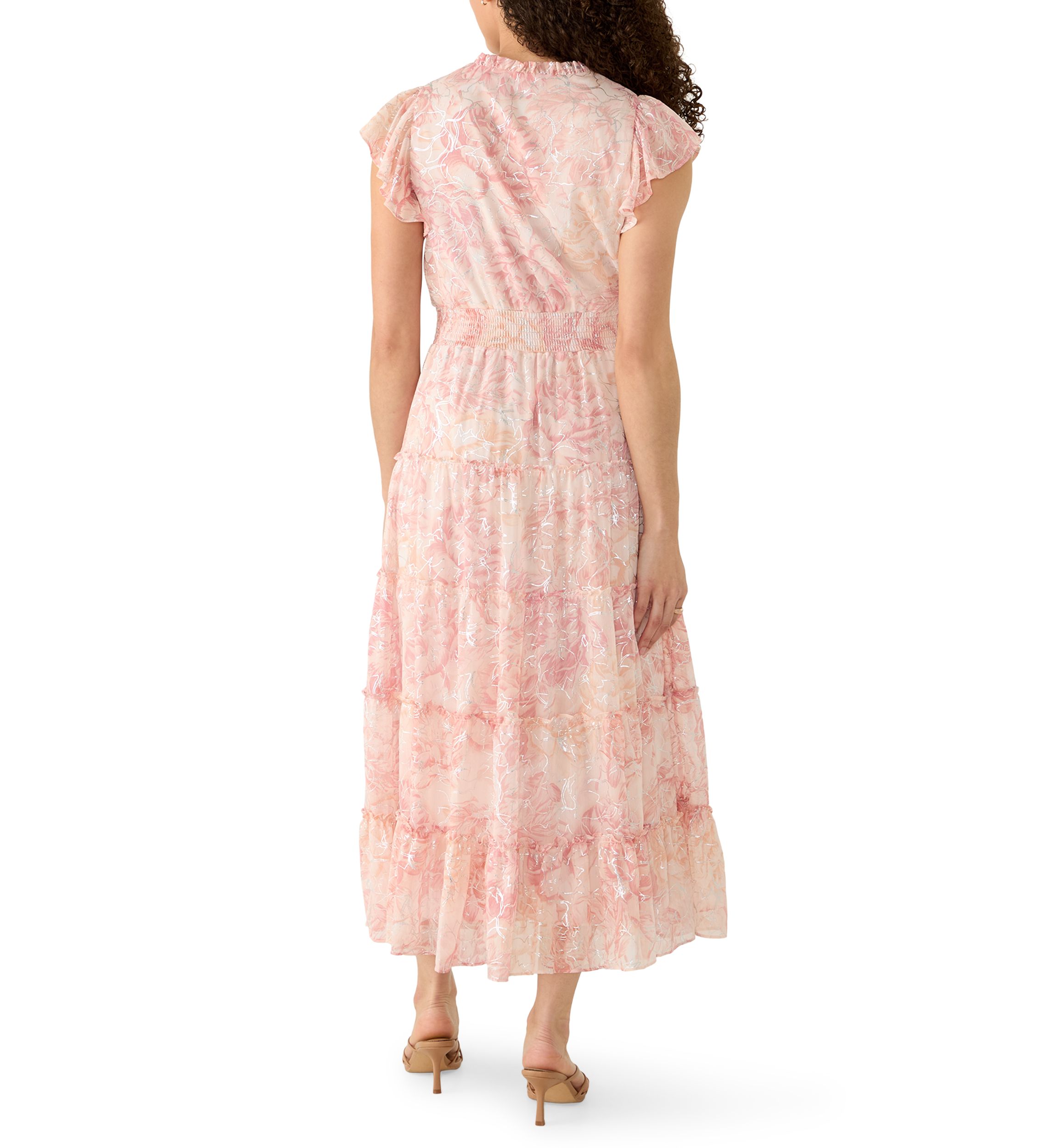 maxi slip dress lace Lace V-Neck Slimming Maxi Dress | Built-In Shapewear