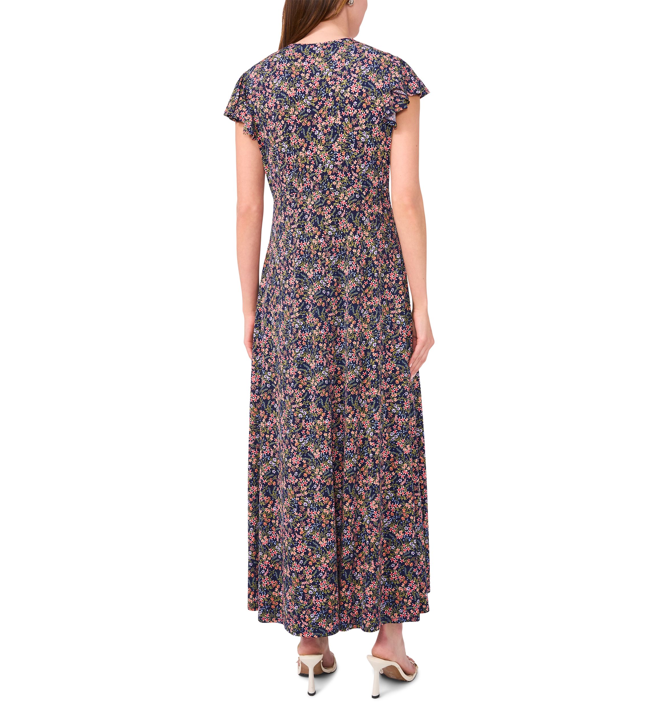 chinese dress ladies NY Collection Petites Womens Surplice Long Maxi Dress, Oil Green