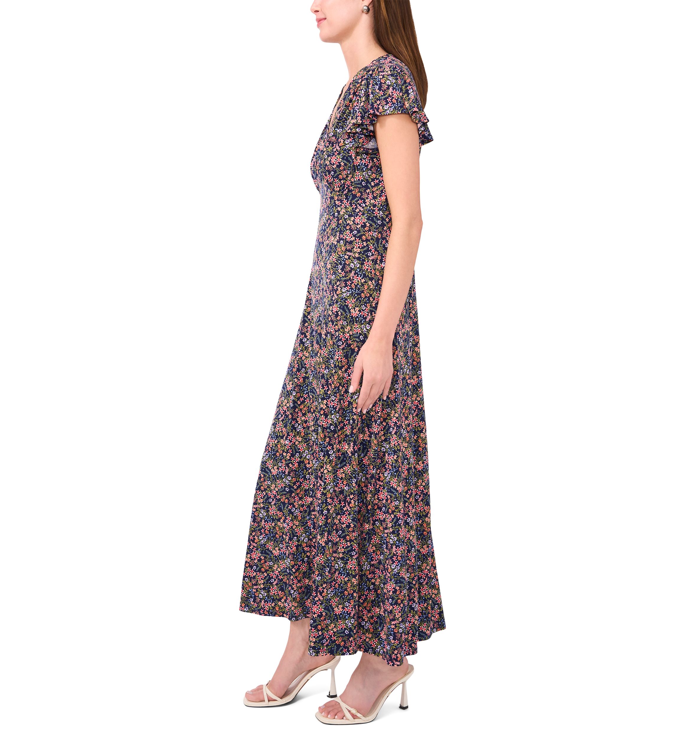 MSK Petite Surplice Empire Waist Dress | Belk
