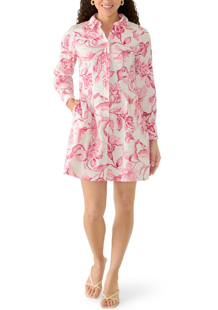 cocktail red dress long sleeve Benitta