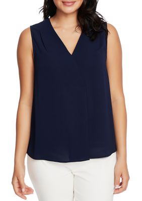 CHAUS Women's Sleeveless V-Neck Blouse | belk