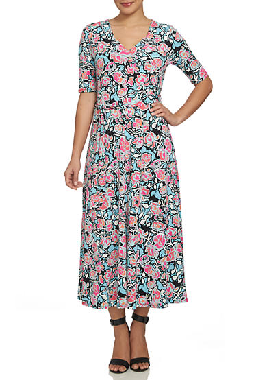 CHAUS Floral Maxi Dress | Belk