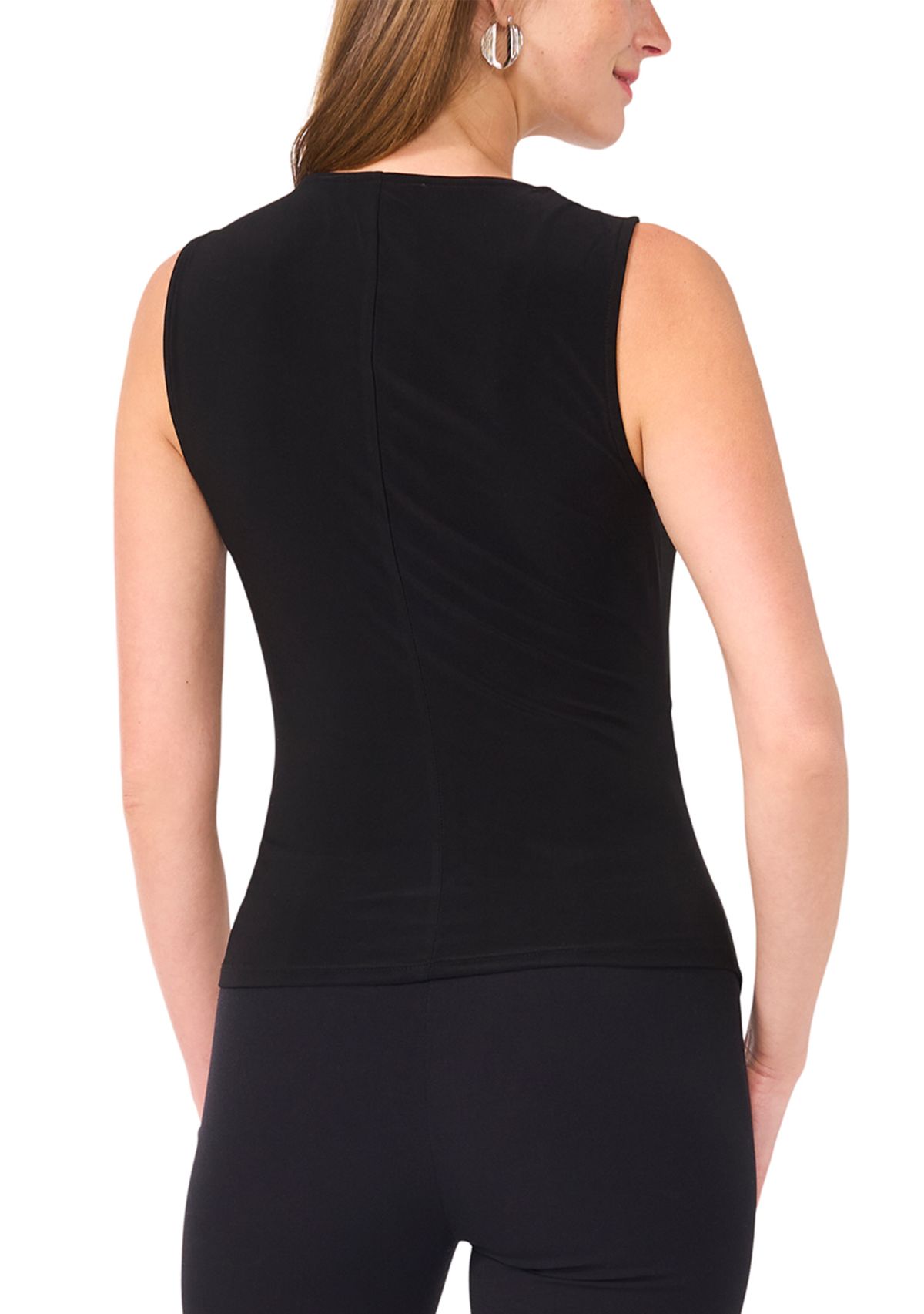 Womens Asymmetrical Sleeveless Top