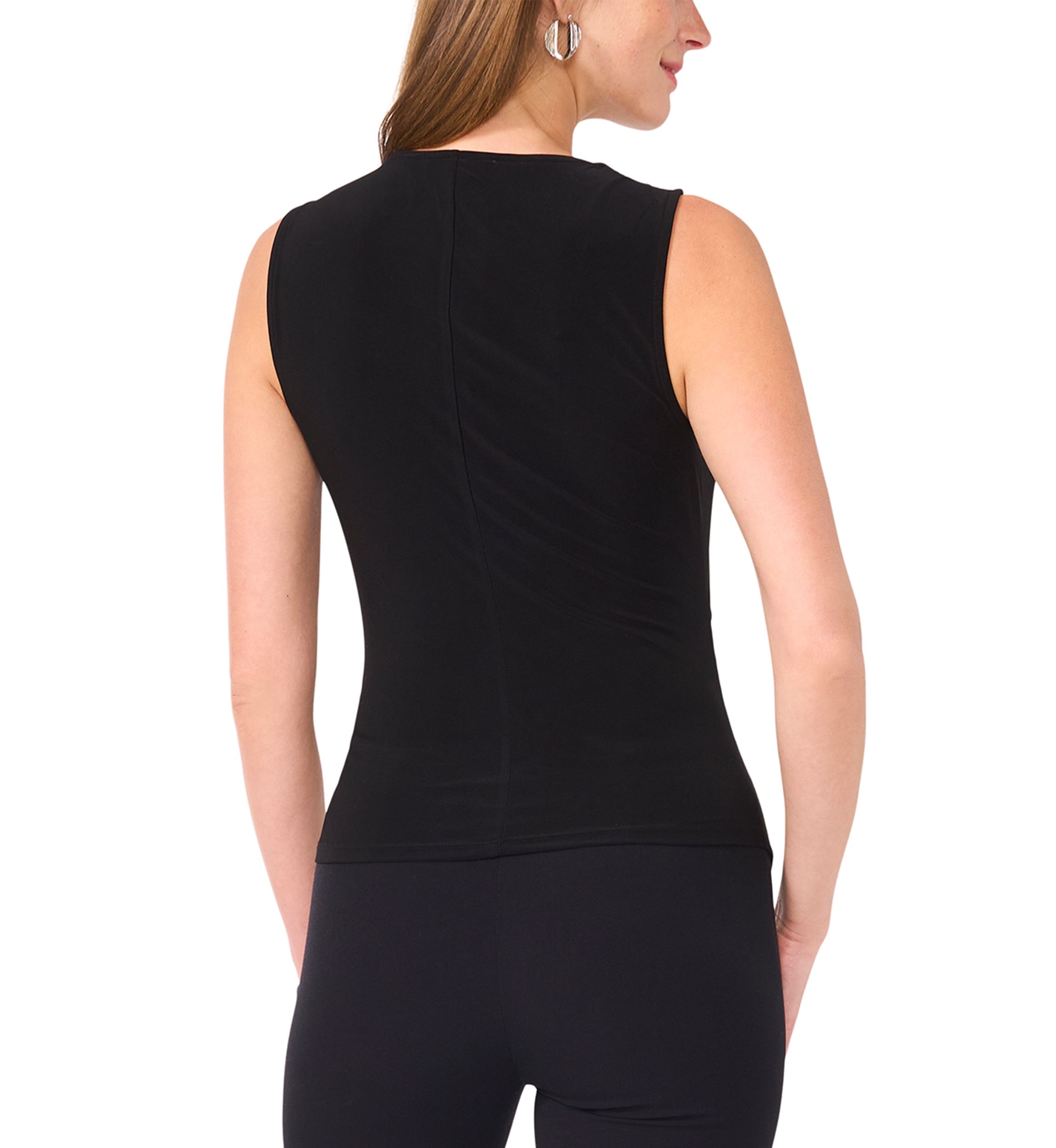Womens Asymmetrical Sleeveless Top