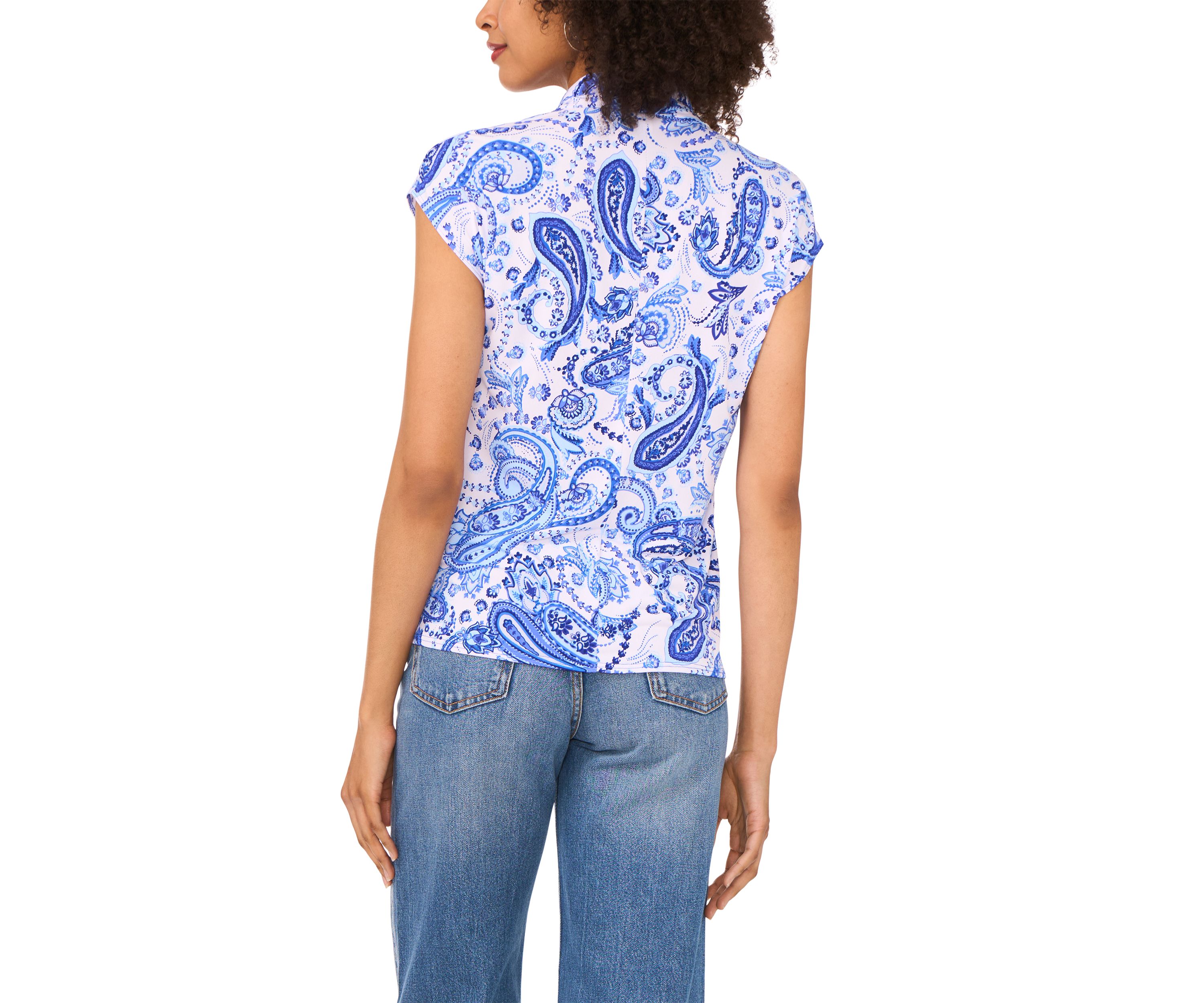 Womens Short Sleeve Surplus Top